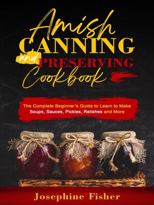 cover image of AMISH CANNING AND PRESERVING COOKBOOK